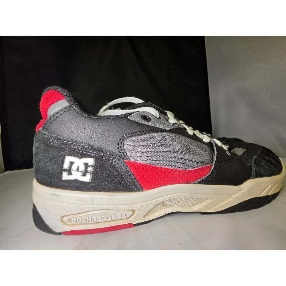 DC Shoe Co Lynx Zero Size 12 Red/Grey/Black/White ADYS100473 Skater Shoes